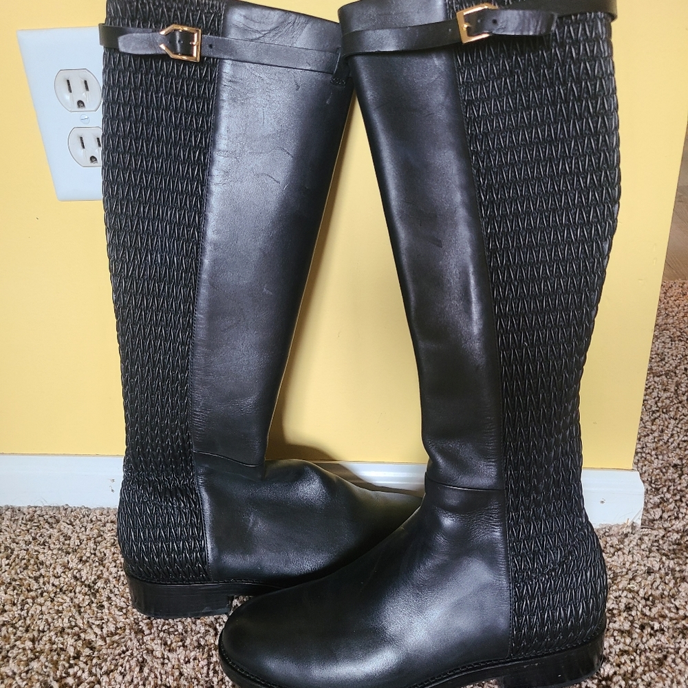Cole Haan Black Leather Boots